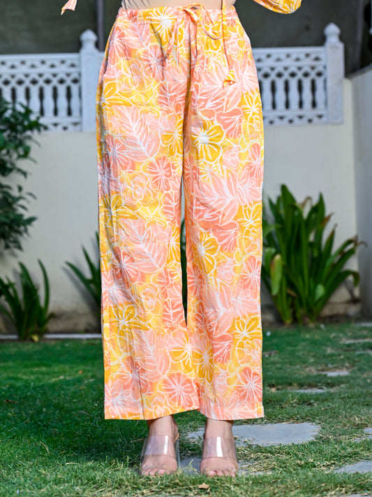 Citrus Sunrise Relaxed Pants