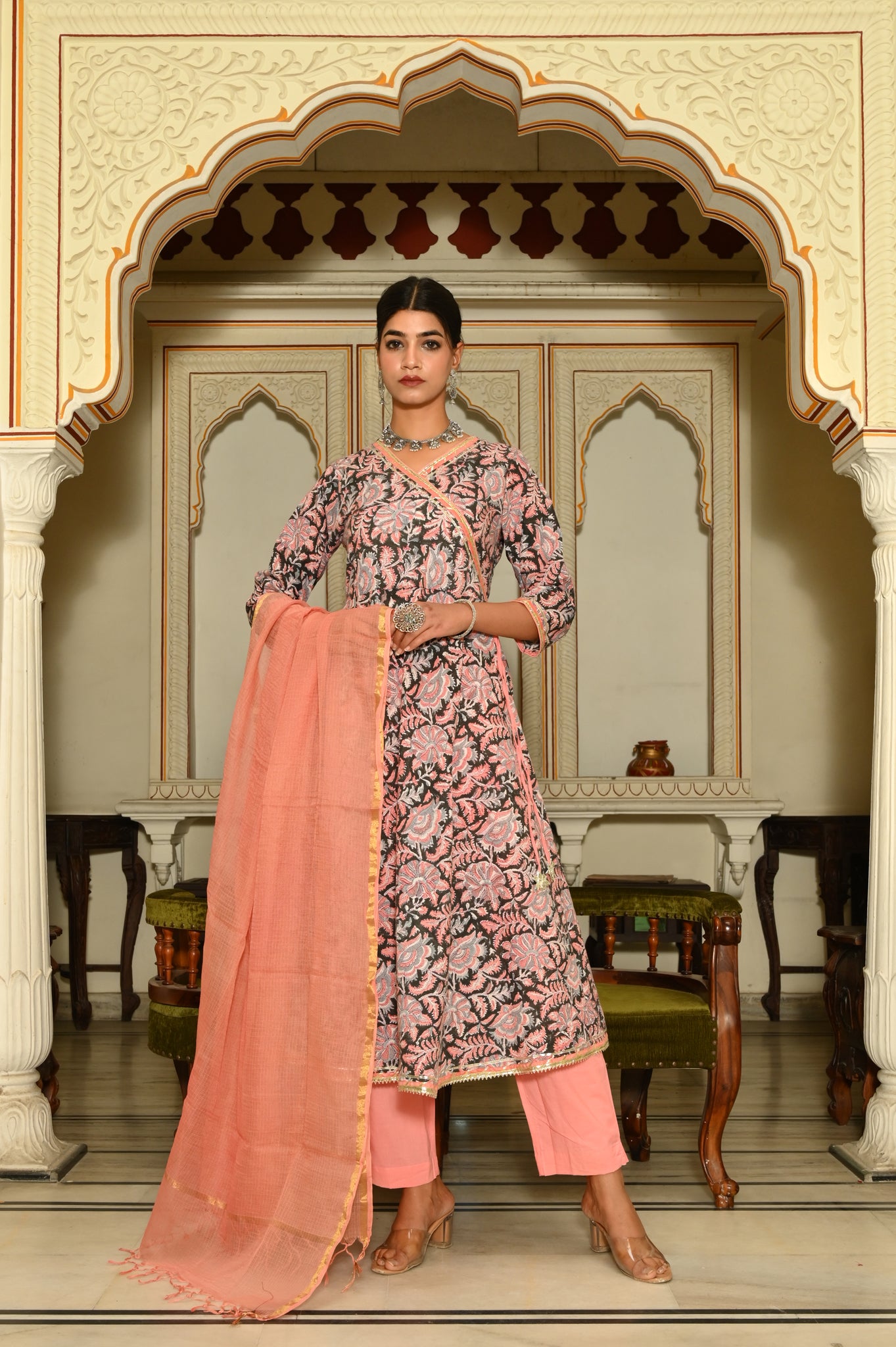 Kalamkari anarkalis online best sale